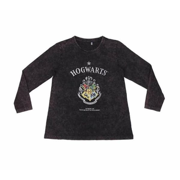 Lasten pitkähihainen T-paita Harry Potter Tumman harmaa 10 vuotta