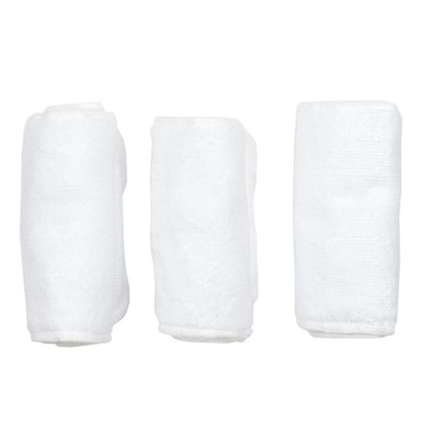 Paket med 3 tvättbara inserts för blöja "bebis" 35cm vit - Paris Prix