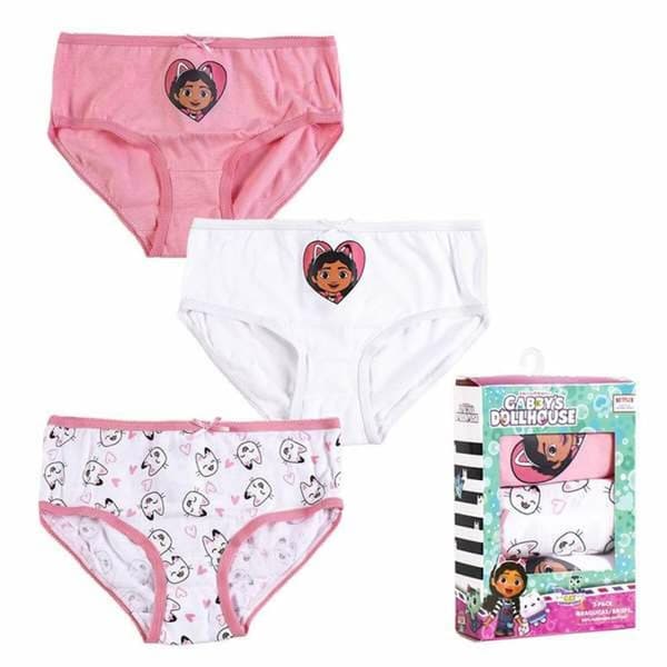 Pakke med trusser til piger Gabby's Dollhouse Multifarvet