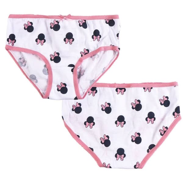 Pakke med jenterbukser Minnie Mouse Flerfarget