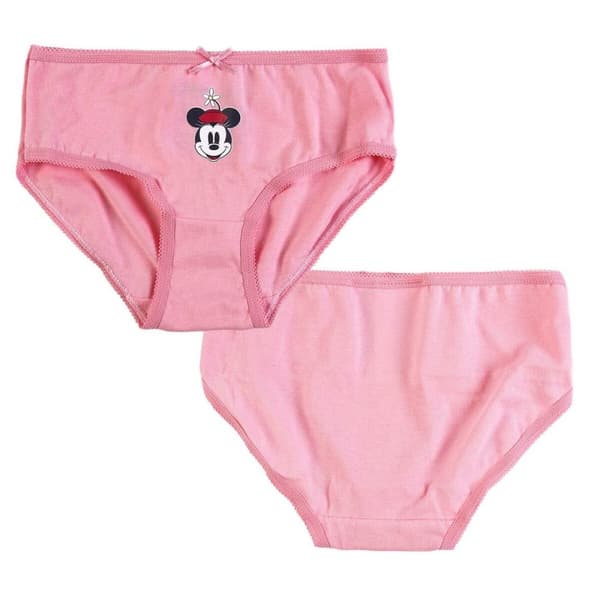Pakke med jenterbukser Minnie Mouse Flerfarget