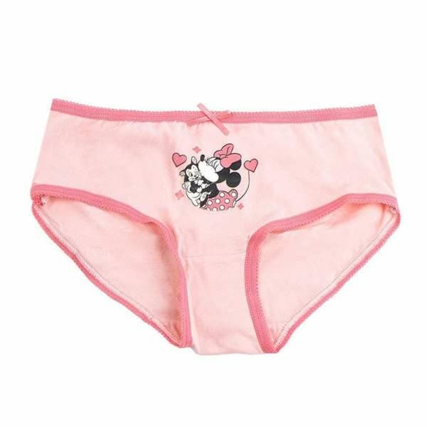 Pakke med jenterbukser Minnie Mouse Flerfarget
