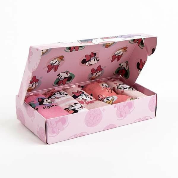 Pakke med jenterbukser Minnie Mouse Flerfarget