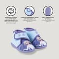 Miniatyrbild 5 av 5: Hustofflor Frozen Lila 23