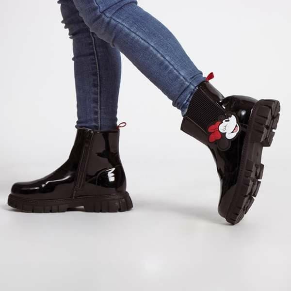 Lasten vapaa-ajan saappaat Minnie Mouse Musta Wellington-saappaat 32 TPR