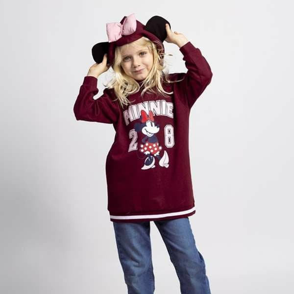 Kjole Minnie Mouse Mørkerød 7 år