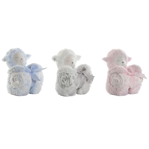 Baby-kit Home ESPRIT Blå Beige Rosa Polyester (3 antal)