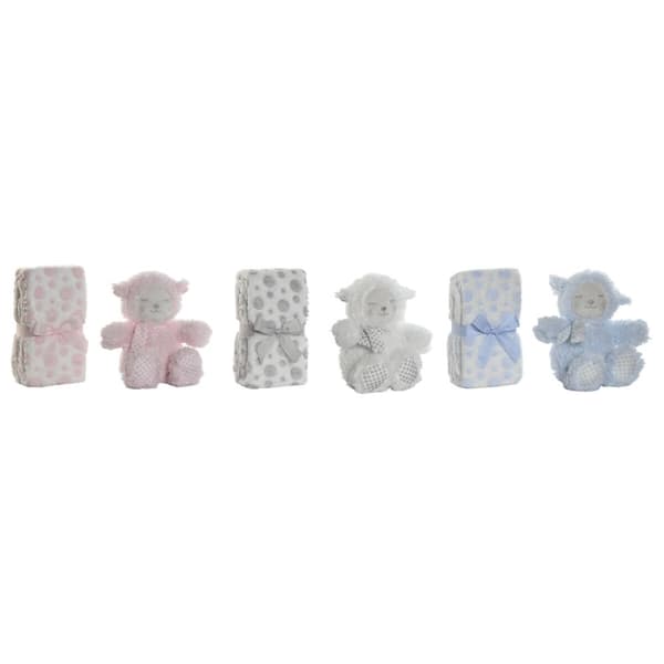 Gavesæt til baby Home ESPRIT Blå Beige Pink Polyester (3 enheder)