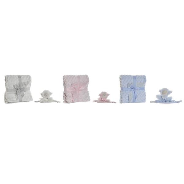 Baby-kit Home ESPRIT Blå Beige Rosa Polyester (3 antal)