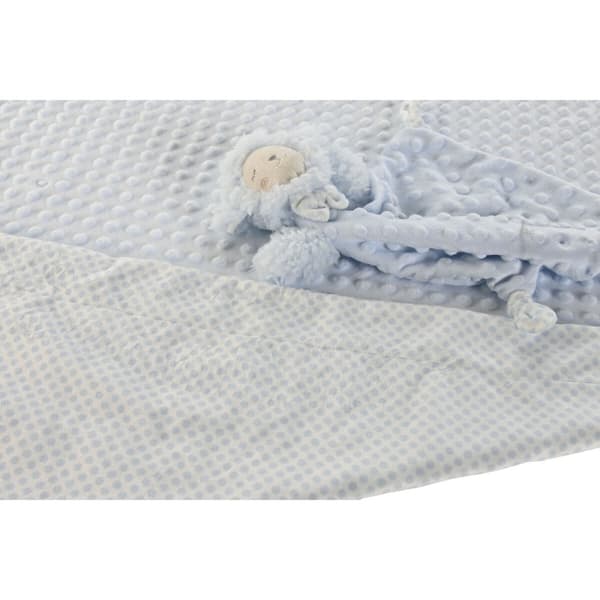 Gavesett til Babyer Home ESPRIT Blå Beige Rosa Polyester (3 enheter)