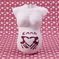 Miniatyrbild 5 av 5: BABY ART My Lovely Belly - Pregnant Woman Belly Molding Kit: Gips för graviditetssouvenir, babyshowerpresent, graviditetspresent
