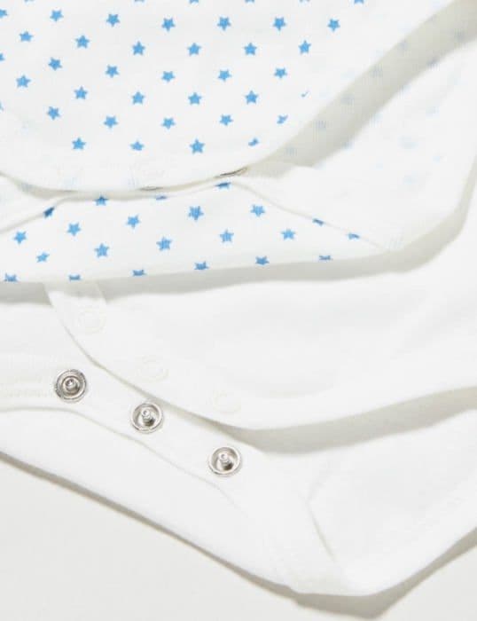 Textilkoffert Petit Bateau - A0414 - Body (3-pack) Bebis kille