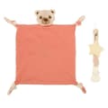 Miniatyrbild 1 av 2: Coffret mixte - textil - måltid - leksak Thun - K3835A91 - Presentlåda med snuttefilt och napphållare Teddy