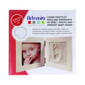 Miniatyrbild 1 av 6: Baby avtryckset och fotobricka 12,5x12,5 cm