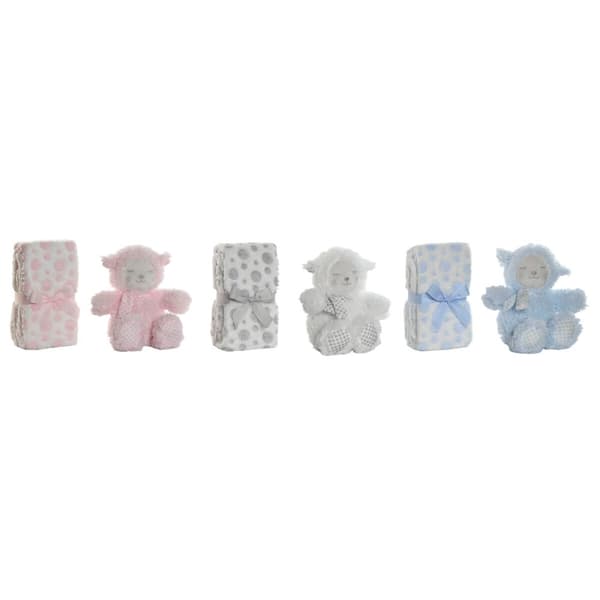 Gift Set for Babies Home ESPRIT Blue Beige Pink Polyester (3 Units)