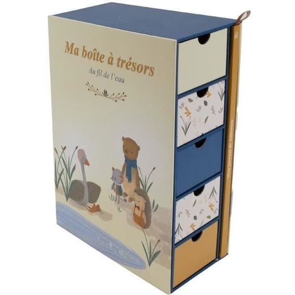 Box - DOMIVA - AU FIL DE L'EAU - Skattkista + Födelsedagbok