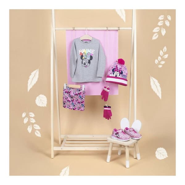 Långärmad t-shirt, Barn Minnie Mouse Grå - 2 år