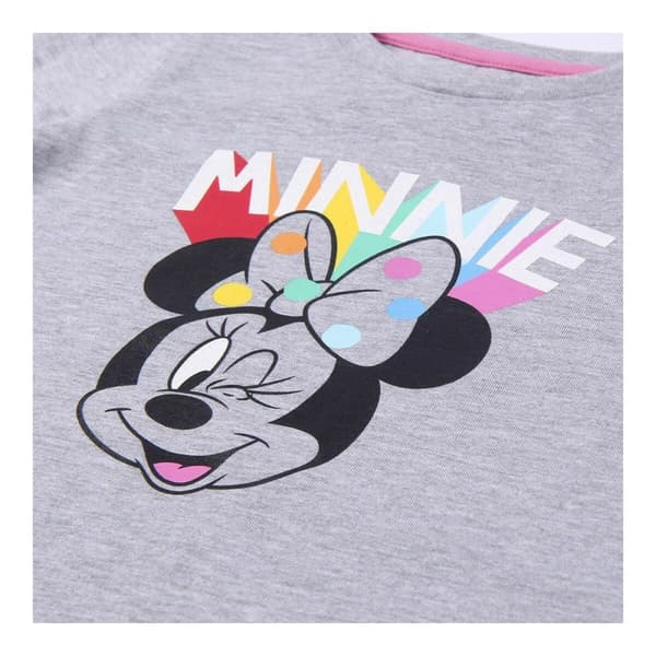 Långärmad t-shirt, Barn Minnie Mouse Grå - 2 år
