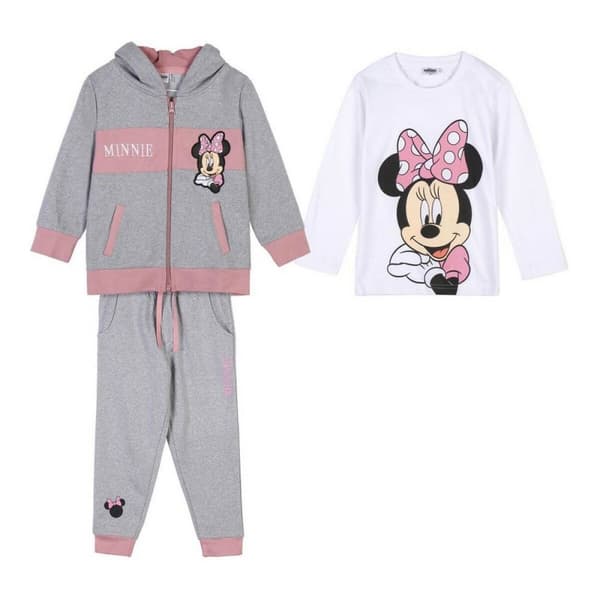 Träningsoverall, Barn Minnie Mouse Grå - 2 år