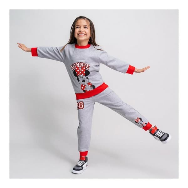 Träningsoverall, Barn Minnie Mouse Grå - 5 år