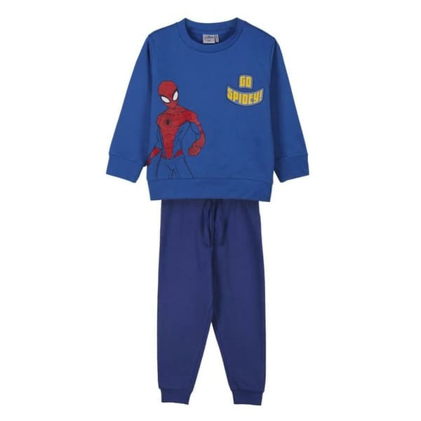 Träningsoverall, Barn Spider-Man Blå - 4 år