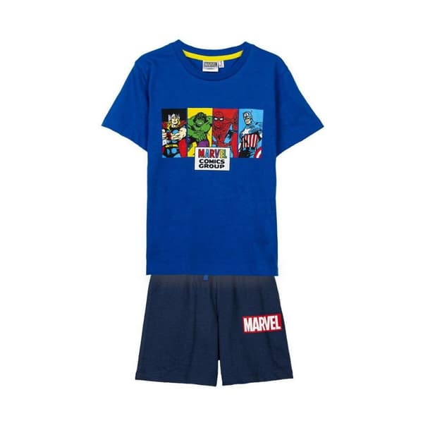 Set av kläder The Avengers Blå Barn - 8 år