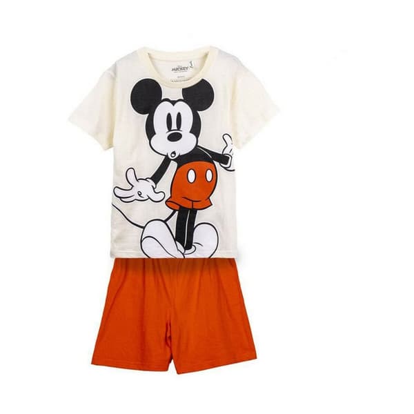 Pyjamas Barn Mickey Mouse Beige - 4 år