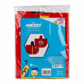 Miniatyrbild 4 av 5: Vattentät Poncho med Huva Mickey Mouse Röd - 5-6 år
