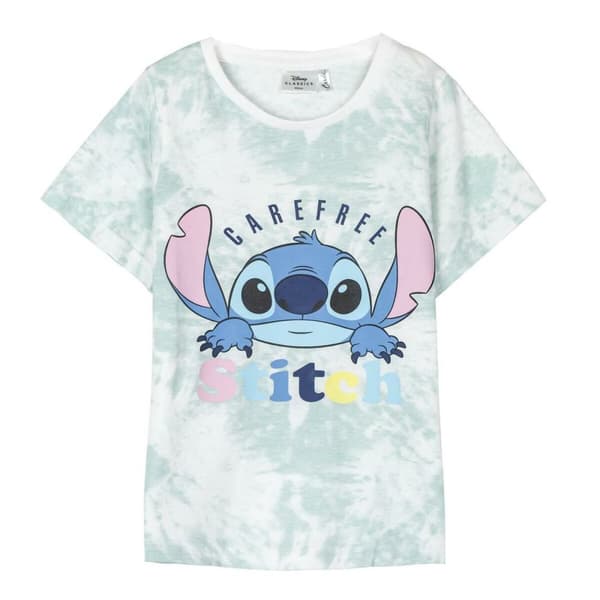 Barn T-shirt med kortärm Stitch Multicolour - 8 år