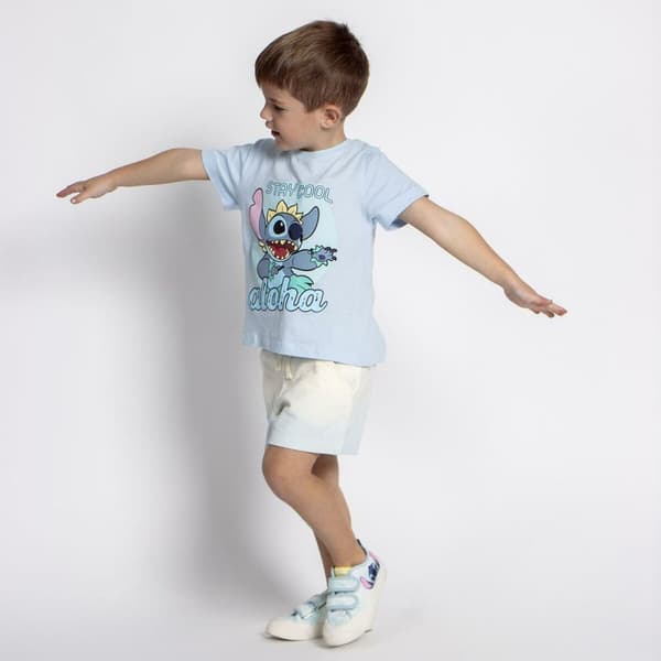 Pyjamas Barn Stitch Ljusblå - 6 år