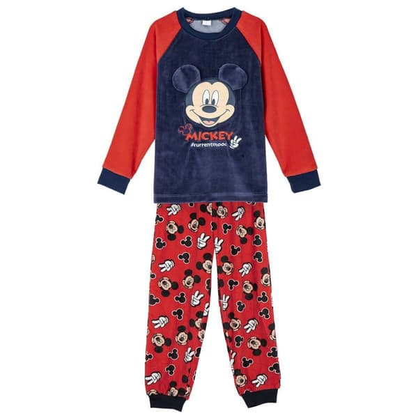 Pyjamas Barn Mickey Mouse Mörkblå - 2 år