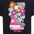 Miniatyrbild 4 av 6: Barn T-shirt med kortärm Converse Boyfriend Graphicrt Svart - 13-15 år