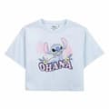 Miniatyrbild 1 av 2: Barn T-shirt med kortärm Stitch Purpur Ljusrosa - S