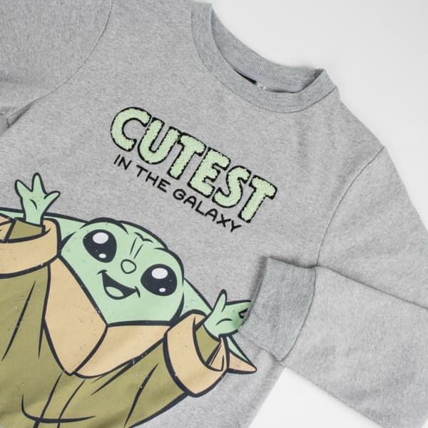 Tröja utan huva The Mandalorian Beige - 8 år