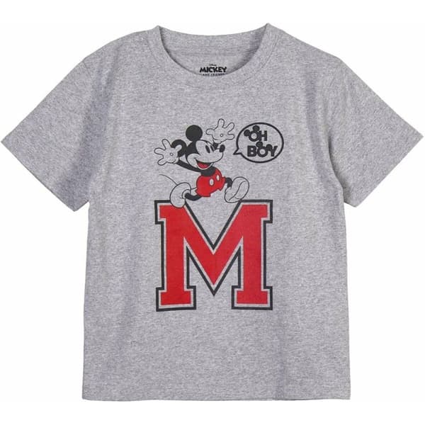Barn T-shirt med kortärm Minnie Mouse Grå 3 år