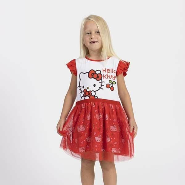 Kjole Hello Kitty Rød - 3 År