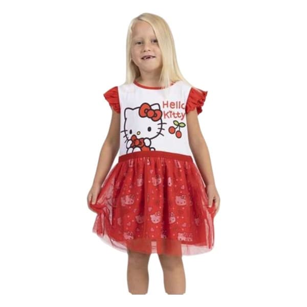 Kjole Hello Kitty Rød - 3 År