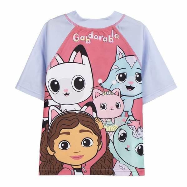 Barn T-shirt med kortärm Gabby's Dollhouse Multicolour - 4 år