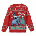 Miniatyrbillede 1 af 4: Unisex Trøje Stitch Rød 8 år
