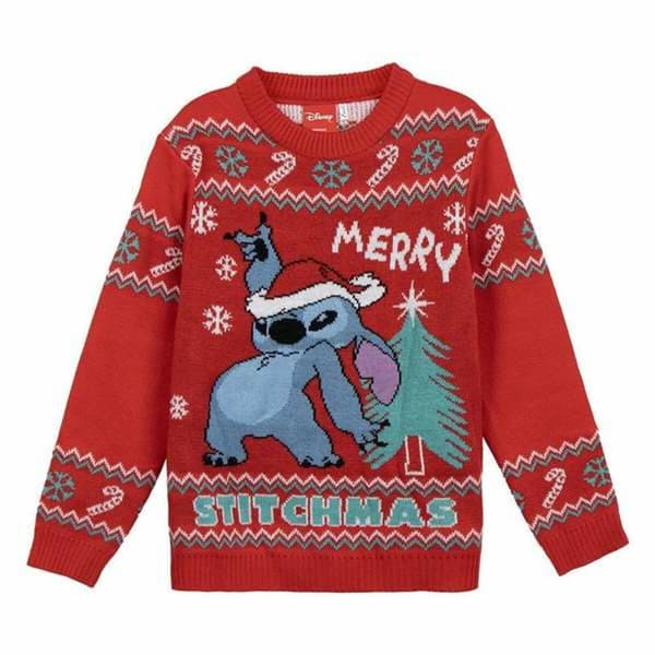 Unisex Trøje Stitch Rød 10 år