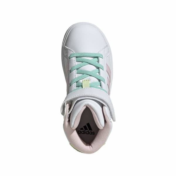 Kondisko til Børn Adidas Grand Court Mid Hvid - 34