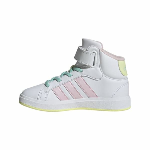 Kondisko til Børn Adidas Grand Court Mid Hvid - 34