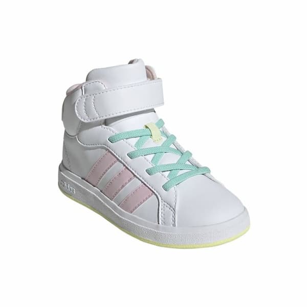 Lasten rennot kävelykengät Adidas Grand Court Mid Valkoinen - 32