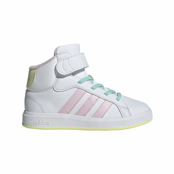 Lasten rennot kävelykengät Adidas Grand Court Mid Valkoinen - 32