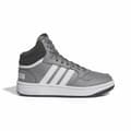 Miniatyrbilde 1 av 8: Sportssko for barn Adidas Hoops 3.0 Mid Grå - 38