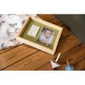 Miniatyrbillede 6 af 6: Baby Art Pure Frame - Rammesæt med legetøj og ramme af naturligt fyrretræ, rulle, vendbart bagpanel (grøn/orange)