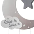 Pikkukuva 2 / 3: Cot Mobile Atmosphera Moon Grey MDF Wood