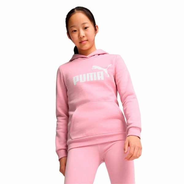 Hettefri genser for jenter Puma Ess Logo Fl G - 7-8 år