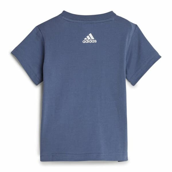 Träningskläder, Baby Adidas I Lin Co Set Infantil Blå Grå Multicolour - 6-9 månader
