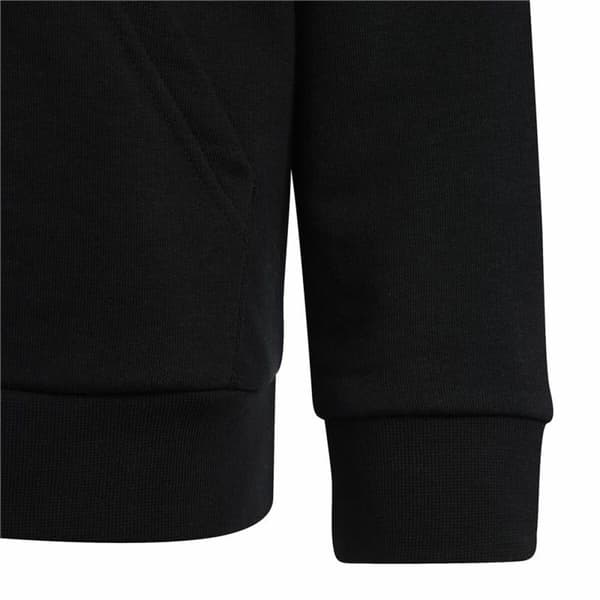 Hættetrøje til Børn Adidas Essentials Sort - 9-10 år